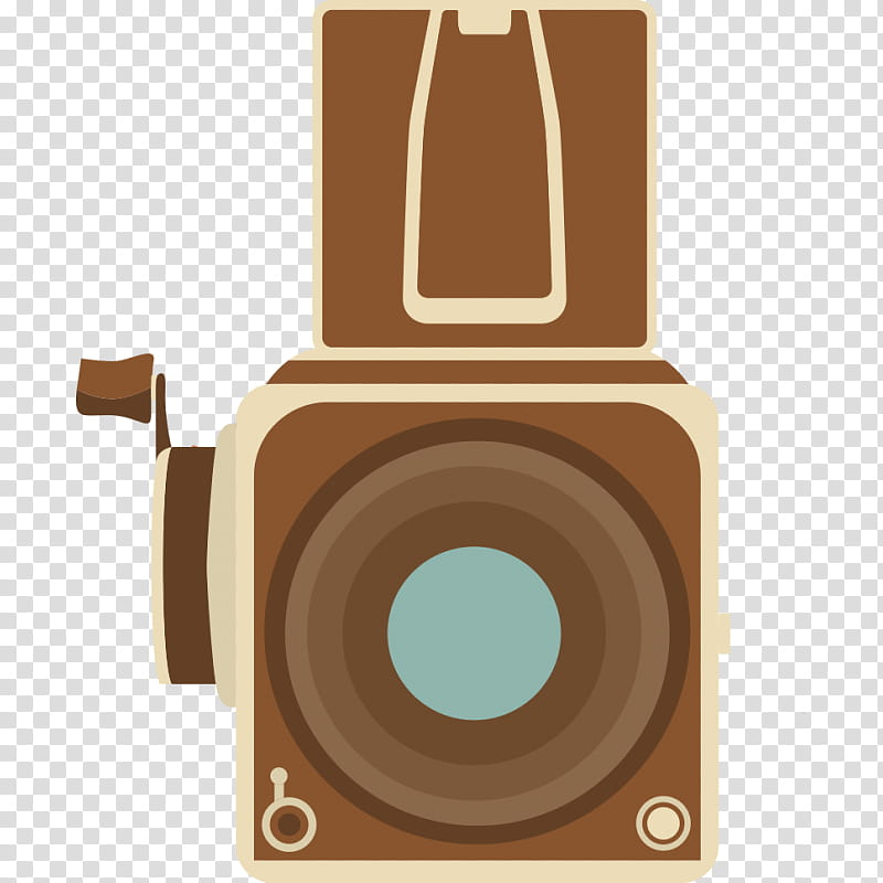 Polaroid Camera, graphic Film, Instant Camera, Polaroid Corporation, Ironon, Sticker, Color, Brown transparent background PNG clipart