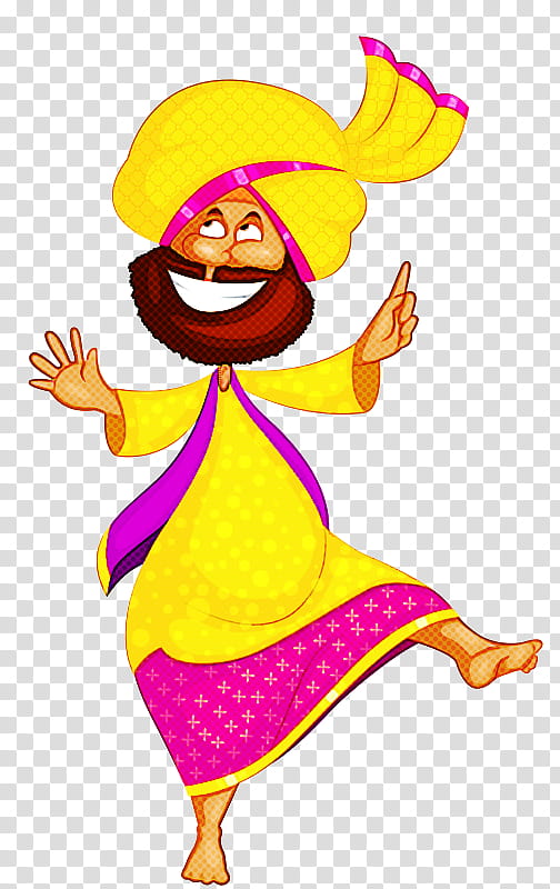 India Republic Day, Culture Of India, Punjabi Culture, Punjabi Language, Indian Art, Cartoon, Yellow, Happy transparent background PNG clipart
