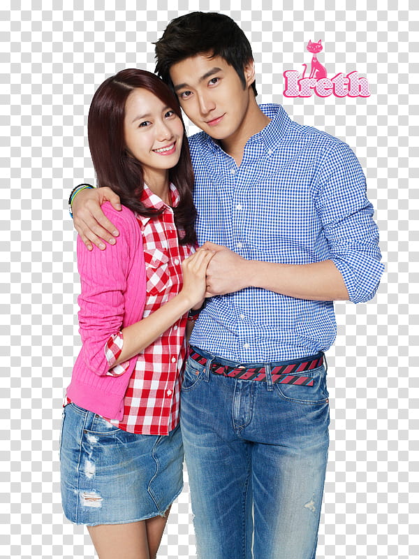 Siwon and Yoona transparent background PNG clipart