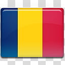 All in One Country Flag Icon, Chad-Flag- transparent background PNG clipart