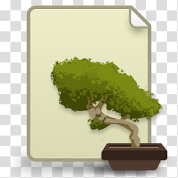 Muku Icons for Iconager, Doc-Network, green bonsai transparent background PNG clipart