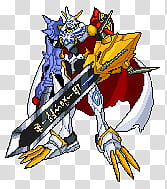 Omegamon X for DMPC  , Digimon character transparent background PNG clipart