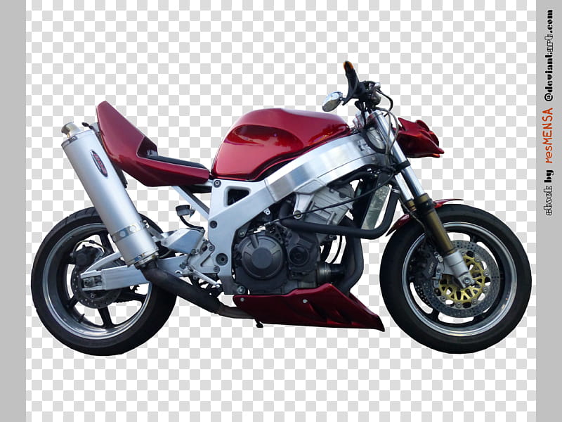 Honda CBR  Red Dragon right, red and grey motorbike transparent background PNG clipart