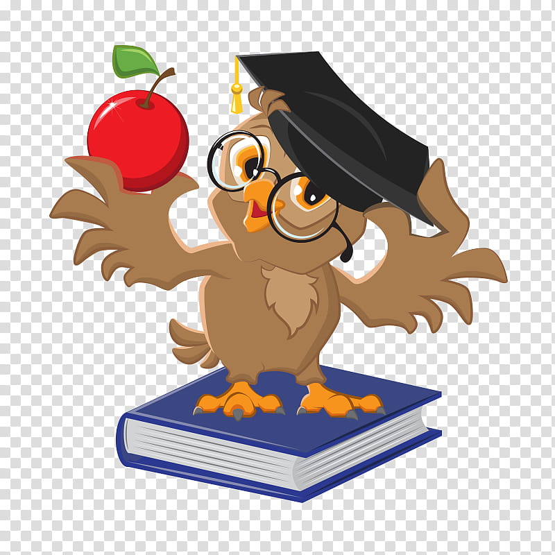 Background Graduation, School
, Teacher, Graduation Ceremony, Cartoon, Bird, Owl, Bird Of Prey transparent background PNG clipart