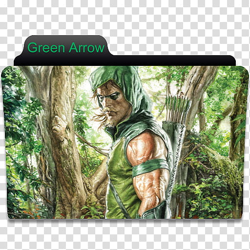 DC Comics Folder , Green Arrow transparent background PNG clipart