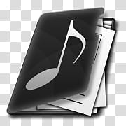 Luke Folder Icon Set v , my music transparent background PNG clipart