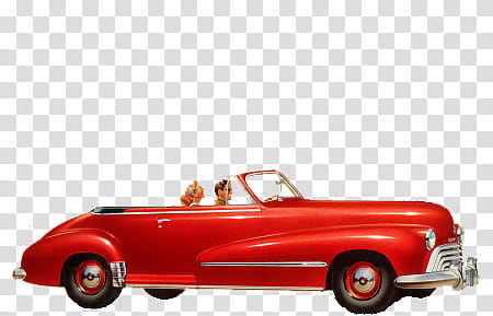 vintage pk , classic red coupe convertible transparent background PNG clipart