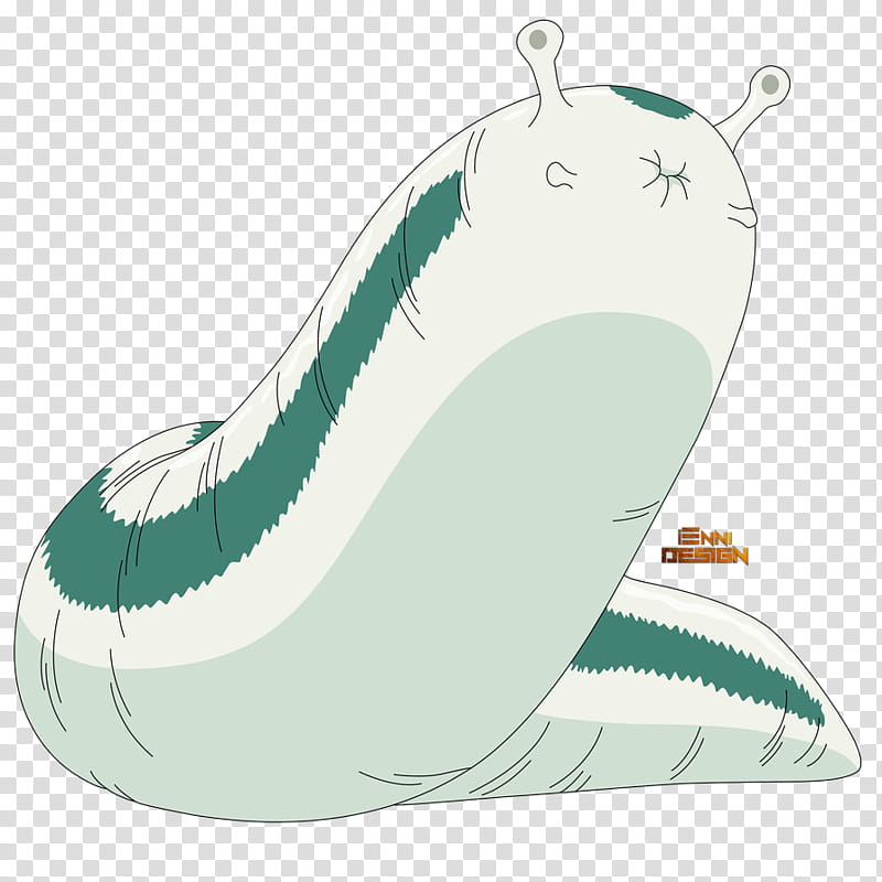 Naruto|Katsuyu, white and green caterpillar illustration transparent background PNG clipart