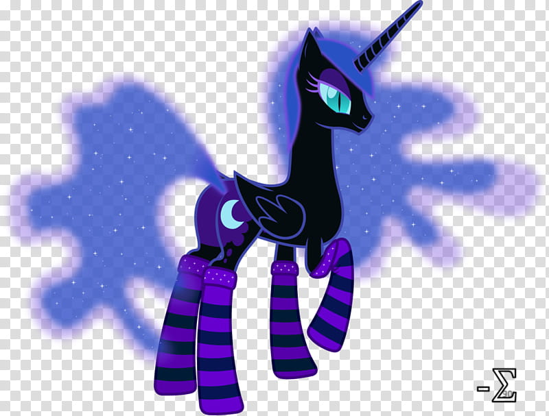 Nightmare Moon in Socks, unicorn animated illustration transparent background PNG clipart Nightmare Moon in Socks, unicorn animated illustration transparent background PNG clipart