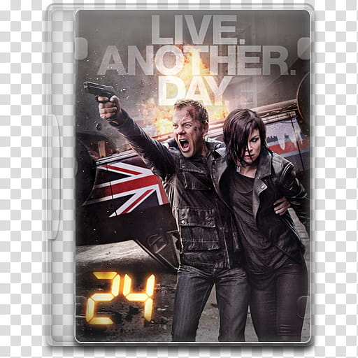 TV Show Icon Mega , , Live Another Day,  Live Another Day DVD case transparent background PNG clipart