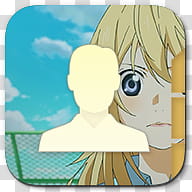 Shigatsu wa Kimi no Uso Icon for Android, contacts transparent background PNG clipart