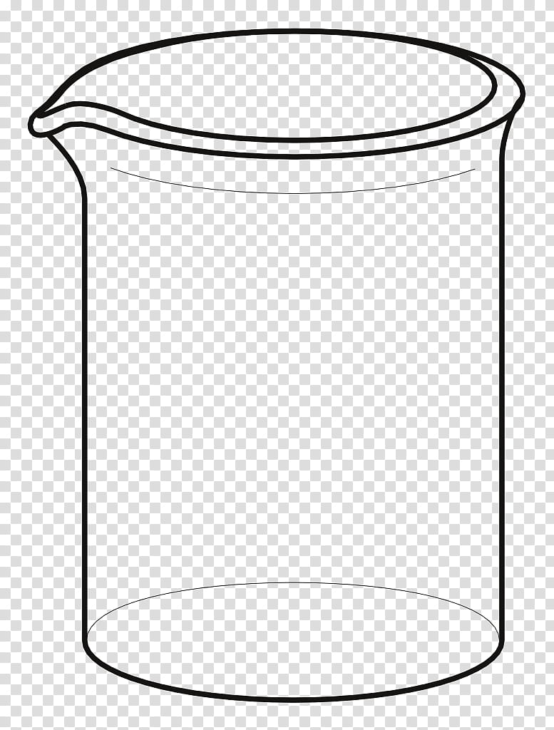 Beaker, Dichromic Acid, Chromate And Dichromate, Drawing, Line Art, Black And White
, Area, Table transparent background PNG clipart