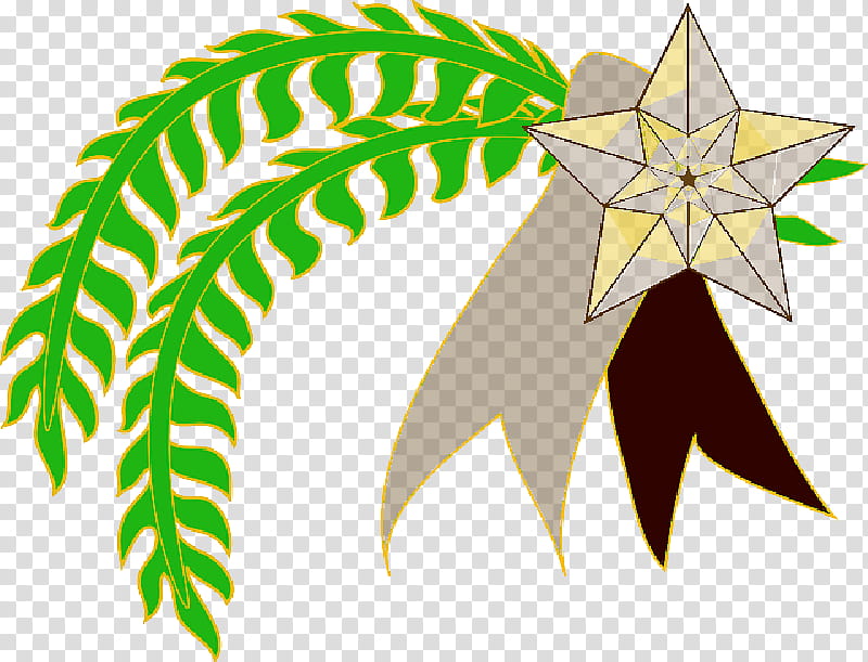 Palm Tree, Ribbon, Award Or Decoration, Prize, Rosette, Medal, Trophy, Badge transparent background PNG clipart