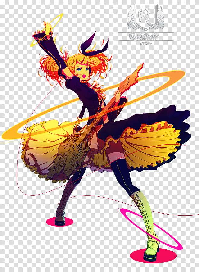 [Vocaloid Render], Rin Kagamine, Meltdown transparent background PNG clipart