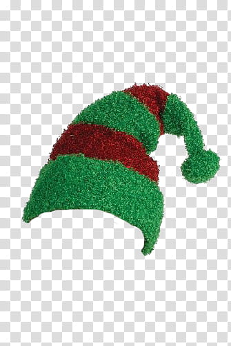 red and green christmas hat