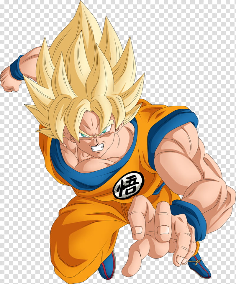 Super Saiyan God Goku transparent background PNG clipart