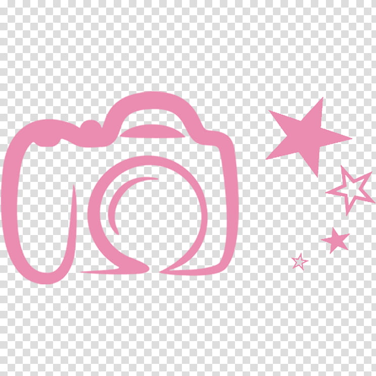Camera Lens Logo, Drawing, Digital Cameras, Digital Slr, Pink, Text, Line transparent background PNG clipart