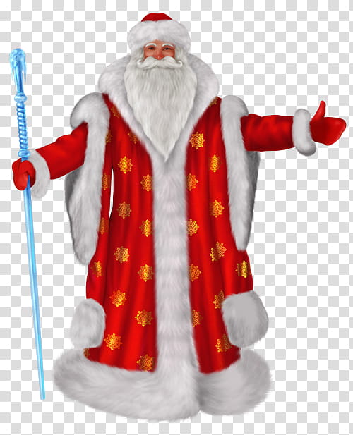 Christmas And New Year, Santa Claus, Ded Moroz, Christmas Day, Ziuzia, Figurine, Toy, Holiday Ornament transparent background PNG clipart