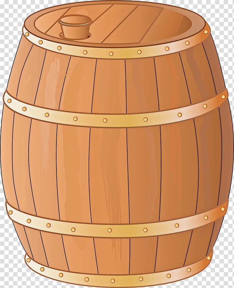 Orange, Barrel, Rain Barrel, Peach, Earthenware, Wood, Beige, Cylinder transparent background PNG clipart