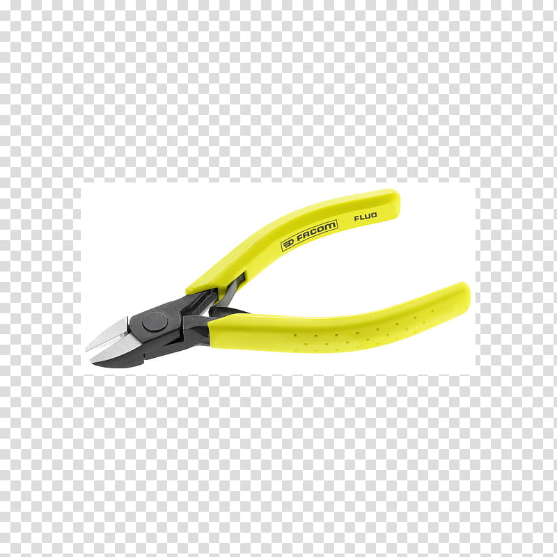 Diagonal Pliers Yellow, Facom Diagonal Cutters, Tool, Beslistnl, Hardware, Nipper transparent background PNG clipart