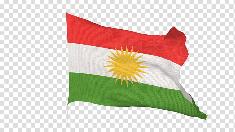 kurdish Flag, red, white, and green flag transparent background PNG clipart