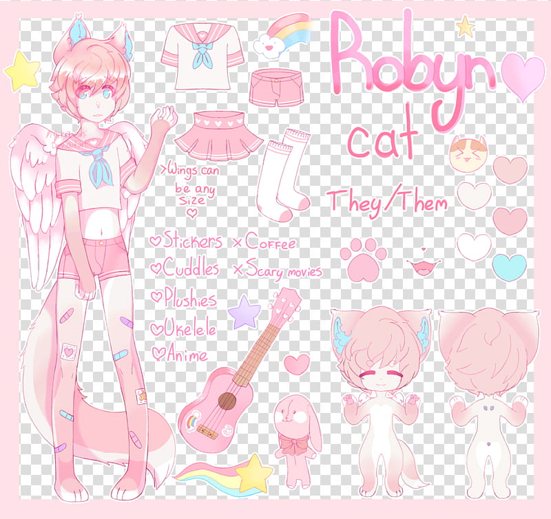 Robyn reference transparent background PNG clipart