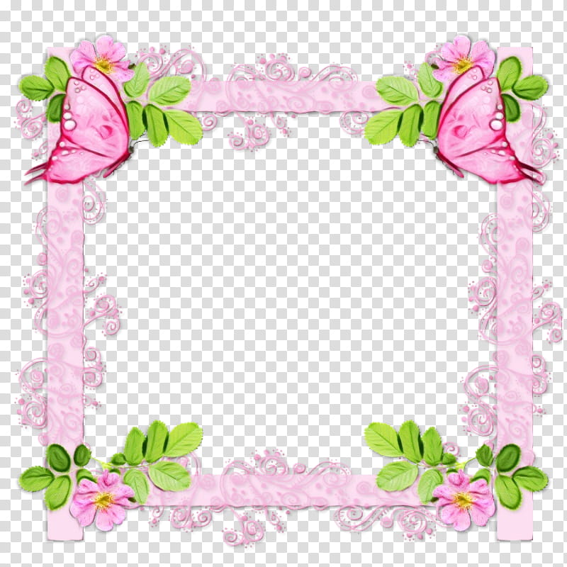 Pink Flower Frame, Frames, Garden Roses, BORDERS AND FRAMES, Drawing, Paper, Floral Design, Molding transparent background PNG clipart