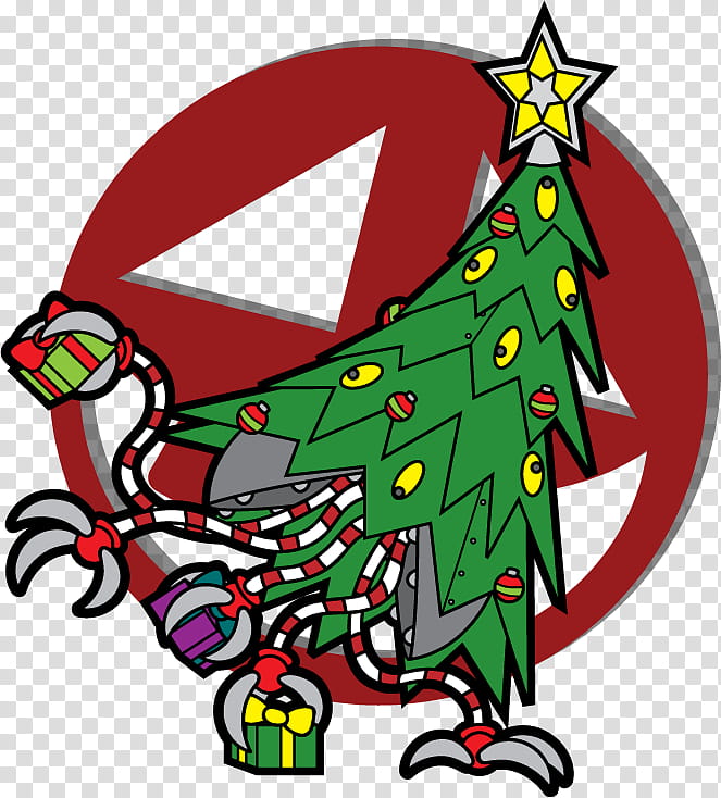 Christmas Tree Line, Artist, Demon, Christmas Day, Rndm, Cartoon, Evil Machinery, Christmas Ornament transparent background PNG clipart