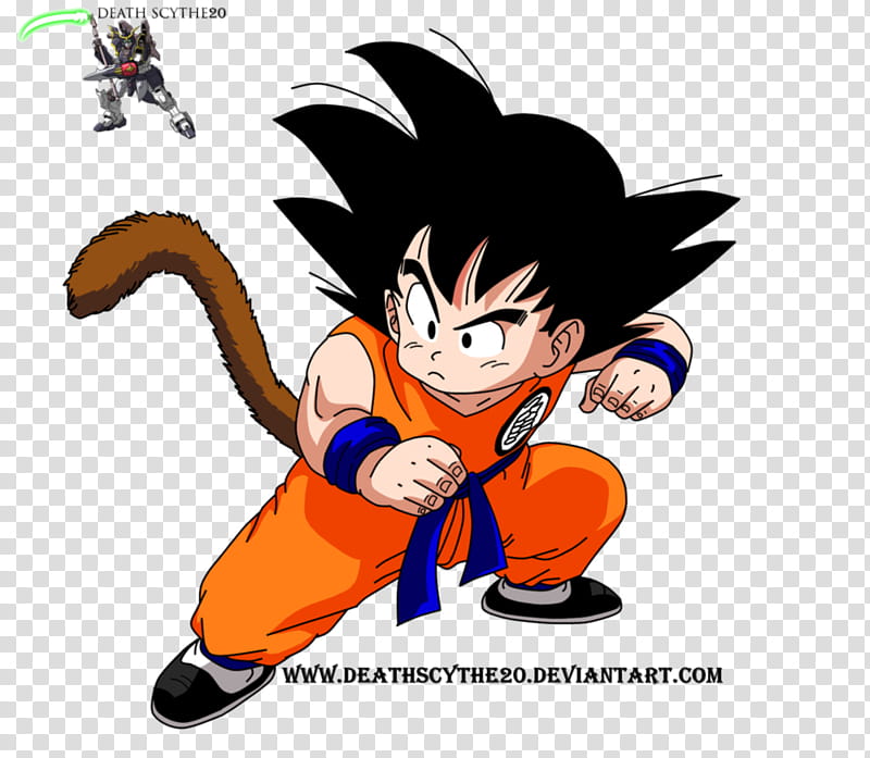 Kid Goku, Old Color Style v transparent background PNG clipart