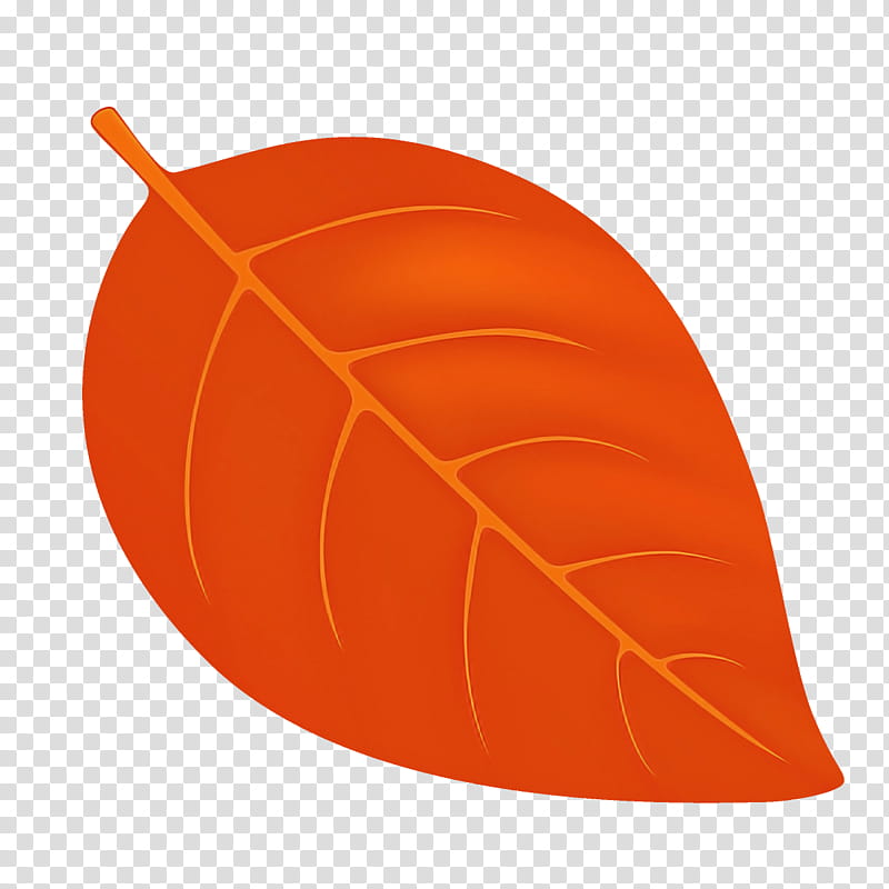 orange leaf clipart