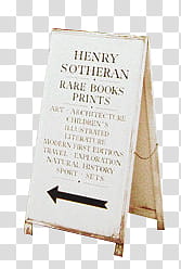 , Henry Sotheran rare book prints ad transparent background PNG clipart