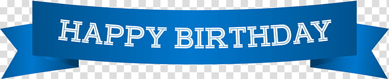 Birthday Background Ribbon, Birthday
, Blue, Logo, Text, Banner, Happiness, Electric Blue transparent background PNG clipart