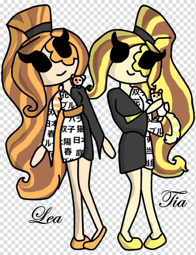 Lea and Tia transparent background PNG clipart