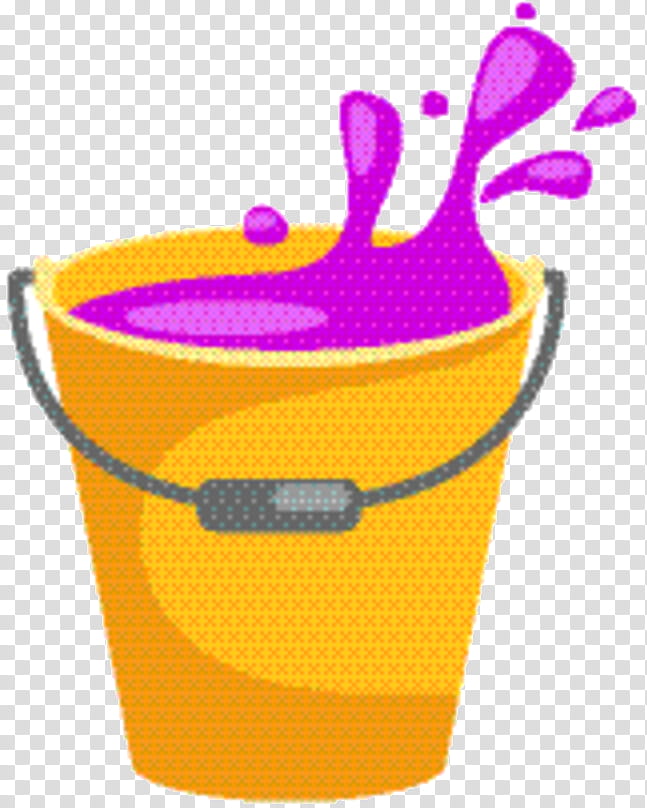 Yellow, Material, Bucket, Plastic transparent background PNG clipart