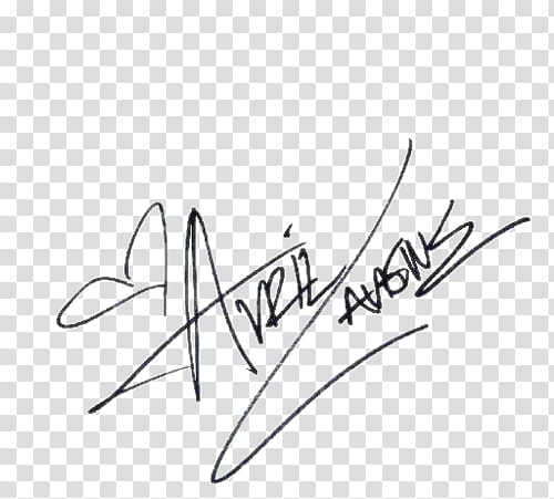 Recursos, Avril Lavigne signature transparent background PNG clipart