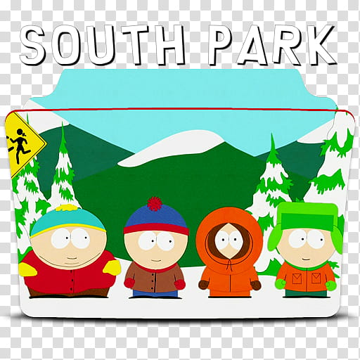 South Park v, South Park folder icon transparent background PNG clipart