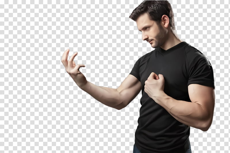 arm shoulder gesture muscle hand, Elbow, Joint, Wing Chun, Jeet Kune Do, Tshirt transparent background PNG clipart