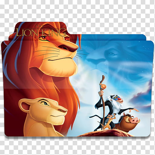 Disney Movies Icon Folder , The Lion and the King transparent background PNG clipart