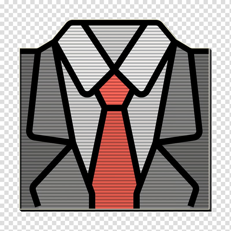 Suit icon Workday icon, Red, Line, Symbol, Logo, Square, Symmetry transparent background PNG clipart