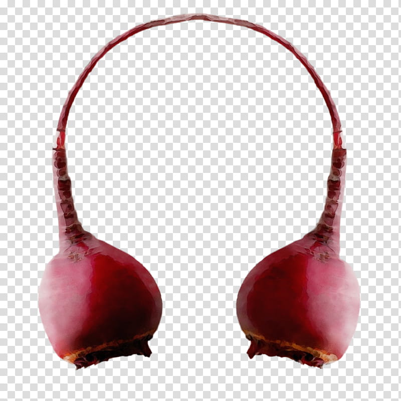 Vegetable, Beetroots, Red, Audio Equipment, Headphones, Plant, Technology, Radish transparent background PNG clipart