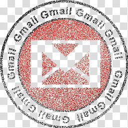 Free Stamp Social Network Icon V, Gmail transparent background PNG clipart