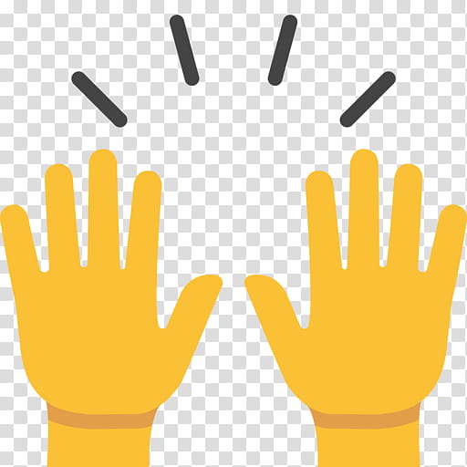 Emoji High Five, Hand, Emoticon, Gesture, Raised Fist, Smiley, Human Skin Color, Symbol transparent background PNG clipart