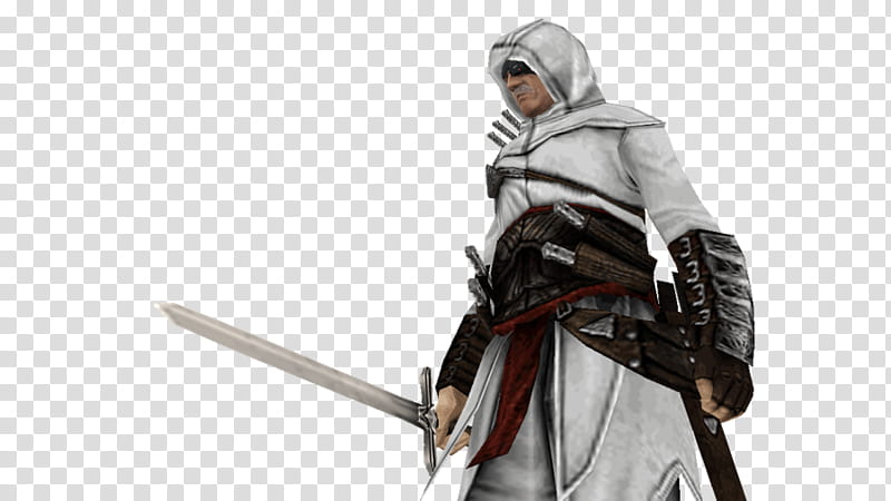 Old Snake as Altair, Assassin's Creed character illustration transparent background PNG clipart