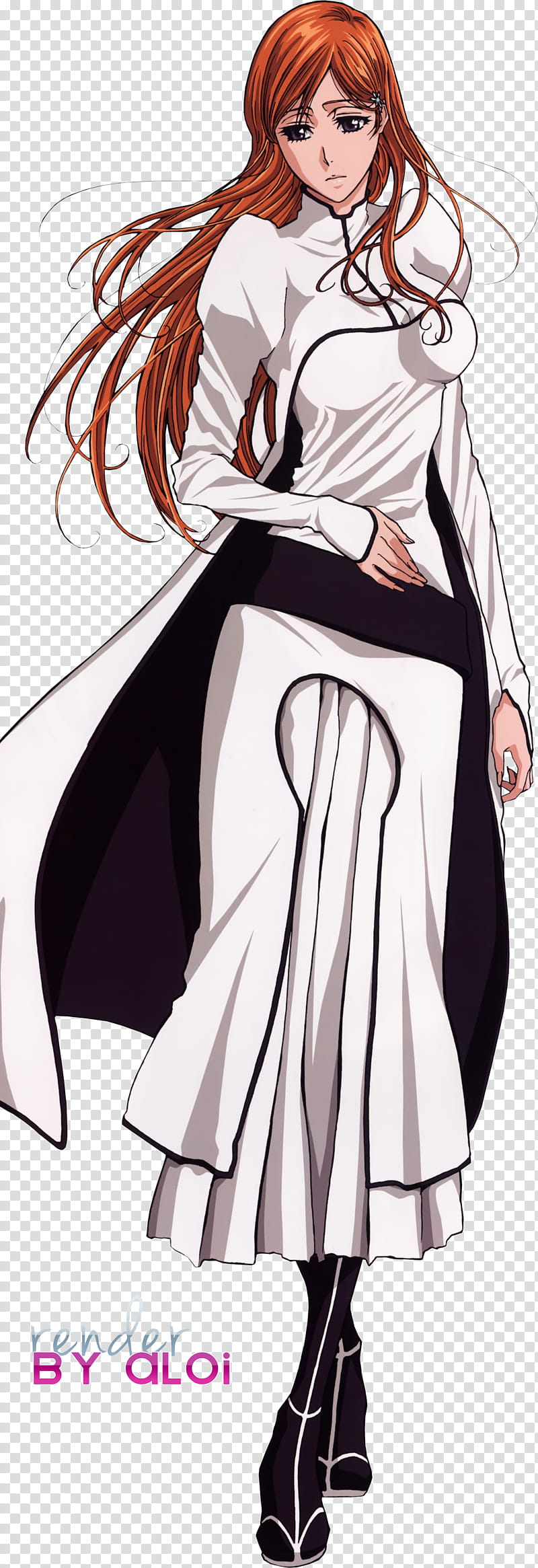 INOUE Orihime render transparent background PNG clipart