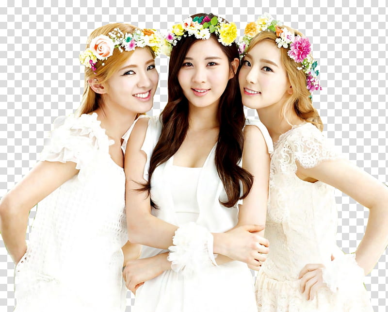 Hyoyeon Seohyun Taeyeon transparent background PNG clipart