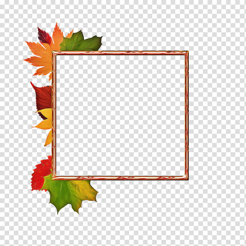 Floral Background Autumn Frame, Maple Leaf, Frames, Floral Design, Petal, Canadian Silver Maple Leaf, Contrast, Rectangle transparent background PNG clipart