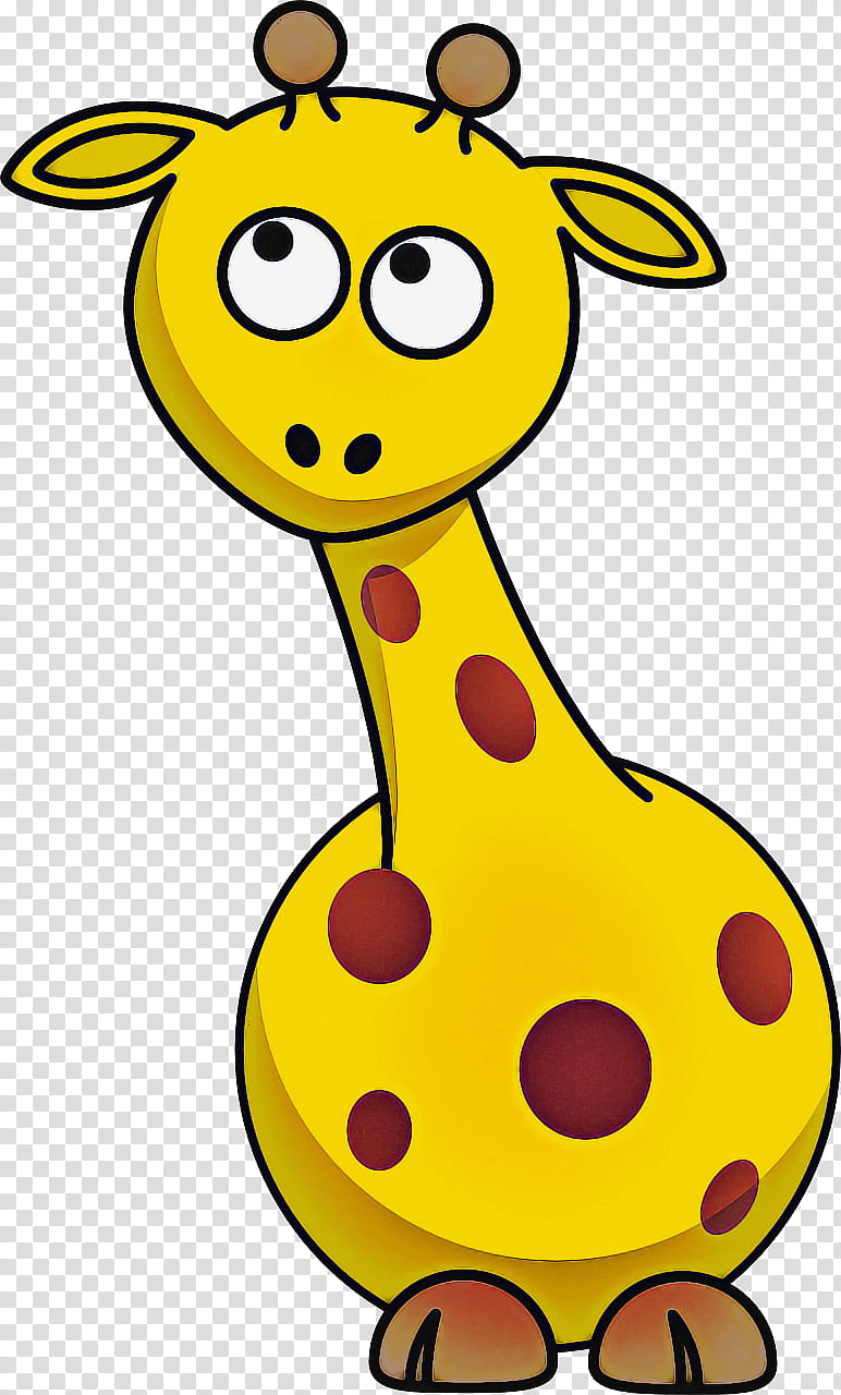 Emoticon, Yellow, Giraffidae, Giraffe, Cartoon, Smile, Happy, Smiley transparent background PNG clipart