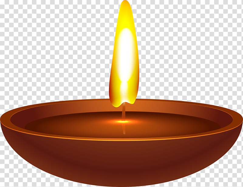 Diwali Oil Lamp, Diya, Candle, Lighting, Orange, Candle Holder, Flame transparent background PNG clipart