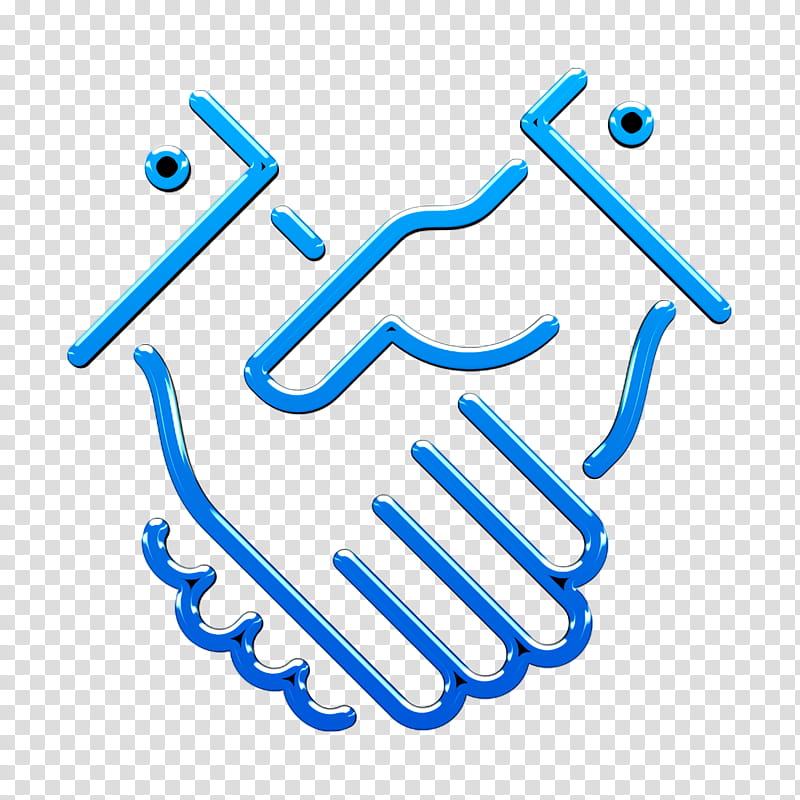 Agreement icon Business icon Handshake icon, Line, Gesture transparent background PNG clipart