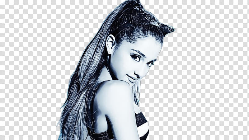 Hair Style, Ariana Grande, Greedy, 7 Rings, Throw Pillows, Black Hair, Computer, Face transparent background PNG clipart
